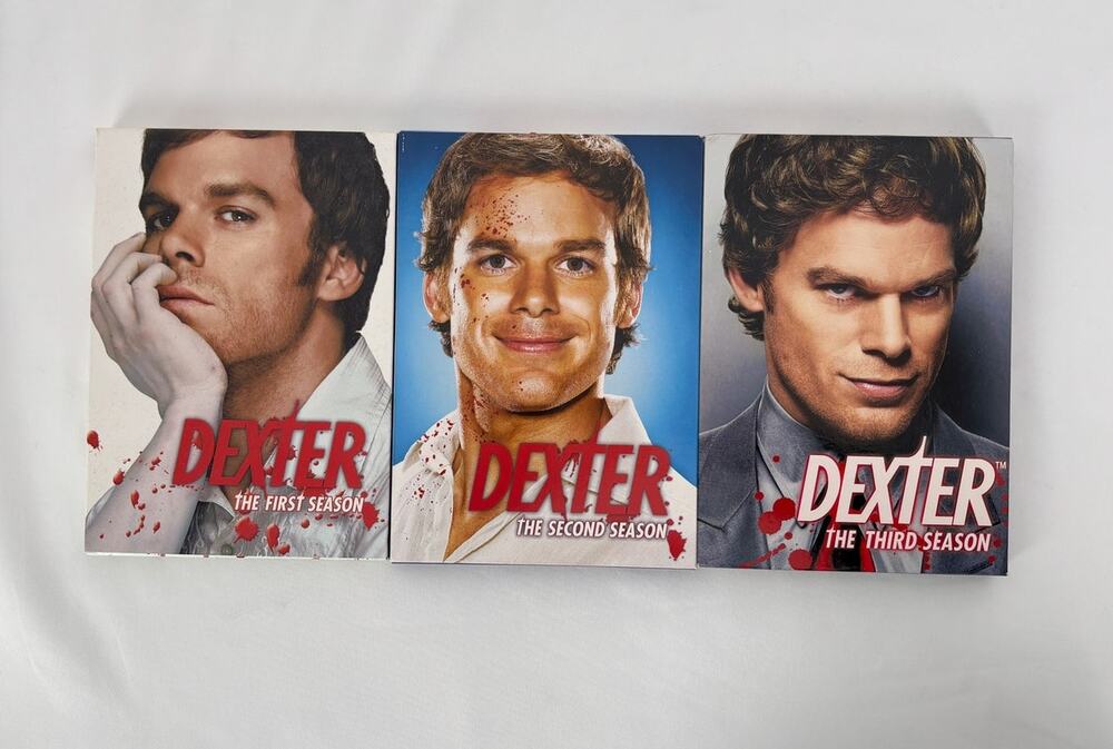 Dexter Seasons 1 2 3 DVD Lot Complete First Second Third Season Showtime